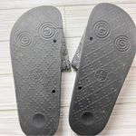 Women's Glitter Embellished Shine Slide Sandals Sz 7 Gray Photo 4