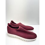 Blondo ‎ Sneaker Womens Size 8 Burgundy Red Knit Pull On Waterproof Shoes Photo 2