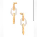 8 Other Reasons Revolve  Buried Treasure Earrings in
Gold NWT Photo 1
