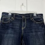 Kut From The Kloth KUT Blue‎ Natalie High Rise Bootcut Y2K Denim Jeans Size 10 Embroidered Pockets Photo 2