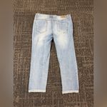 Buffalo David Bitton  Women's Size 29 Blue Capri Pants Stretch Photo 3