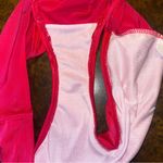 Unbranded High Rise Barbie Pink & Black Strapless Bikini Photo 4