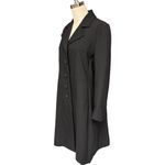Belk Vintage ’s Black Long Button Front Winter Coat Fits Modern Size 10 EUC Photo 4