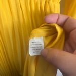 Lane Bryant BEAUTICURVE X  YELLOW PLEATED DRESS  size 18 Photo 4