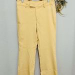 Urban Outfitters NWOT! Butter Yellow Straight Leg High Rise Trouser Pants Sz 10 Photo 1