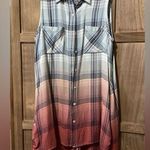 Dear John EUC.  sleeveless button up long tunic. Photo 0