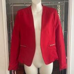 OVI cropped Open Front Sz S blazer Sharp Forward Looking Retro 80s Design Photo 0