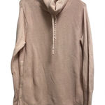 Sigrid Olsen  Large  pale pink pullover w thumb holes cowlneck women’s $220 Photo 0