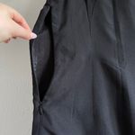 Free People  Black Sleeveless Tunic Dress Silver Sequins Embroidered Scoop Neck 2 Photo 8