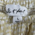 Kiwi & Punch Yellow Romper Ruffle Shoulder Smocked Bodice Size Large New Photo 3