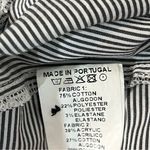 VILAGALLO Miller Striped Button Down Blouse Size M Photo 7