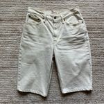 Levi's Levi’s 80s Mom Jean Bermuda Shorts Ecru 100% Cotton Photo 0