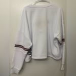 Hard Rock Cafe NWT  Chicago Women's Fleece Chenille Chain Stitch Crop Crew Photo 1