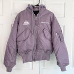 Madhappy Alpha Industries x  Air CWU 45/P Reversible Bomber Jacket Purple Medium Photo 3