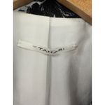 T Tahari Floral Blazer Colorblock Single Button Closure White Black Size 8 Photo 1