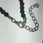 Hard Rock Cafe  Silver Tone Black Beaded Key Charm Boho Necklace Photo 6