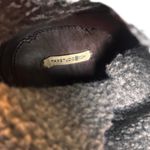 Max Studio Y2K brown leather Sherpa fur buckle,  boot size 7.5-8 like new Photo 7