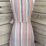 Anama USA Anama Multicolor Striped Wrap Dress Photo 4