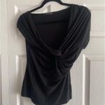 Boston Proper Boston‎ Proper Women's Small Black Top Twist Top Photo 0