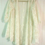 Miami  Brand lace wrap white cotton blend S/M Photo 0