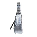 Nicole Miller Silver Sequin Adjustable Strap Shoulder Handbag NEW Photo 4