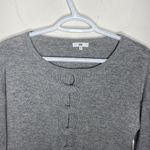 SOH cashmere merino blend cable pullover in fog hue size S Gray Photo 57