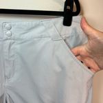 Columbia Womens PFG Shorts Light Blue Performance Outdoors Nylon Pockets Size 16 Photo 3