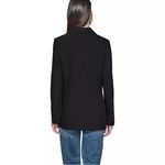 Karl Lagerfeld Black Blazer with Silver Floral Design size 4 Photo 4