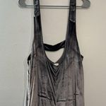 Anthropologie Maeve NWT Monique Wide Leg Crushed Velvet Suspender Jumpsuit Small Photo 0