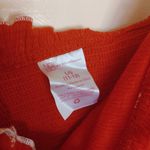 No Boundaries  Size Large L Red Cropped Stretchy Tank Frill Top Photo 5