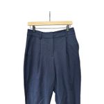 DKNY Women Pleaded Trousers Pants Navy Blue Size 4 Corporate Wear Formal Attire Photo 7