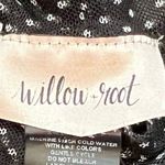 Buckle Willow and Root Polka Dot Black Mesh Long Sleeve Mock Neck Women’s XS Top Photo 1