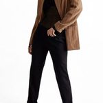 Free People Trouser Pants 'All For Me' Low Rise Black Size 4 Workwear Minimalist Photo 0