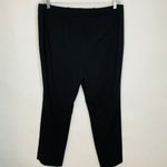Calvin Klein Black Flat Front Trousers Sz 14 Photo 2