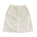 Madewell  White Denim Skirt Photo 1
