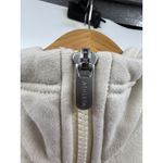 Athleta  Beige Forever Fleece 1/2 Zip Cropped Hoodie Long Sleeve Size Small Photo 1