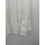 Eileen Fisher Womens White Gauze Open Front Cardigan Size XS Organic Cotton Photo 2