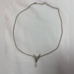 Silver Sharks Tooth Necklace 18” sand Shark Photo 2