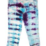 NYC Size 6 Capri Jeans Handmade Tie Dye Chasing Dreams Blue Crop Skinny 1071 Photo 0
