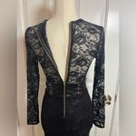 Bebe Black Adri Lace Faux Leather Corset Dress Party Cocktail Rockin
Edgy Size 0 Photo 7