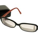 Diane Von Furstenberg DVF  Red Frame Womens Prescription Eyeglasses Case Photo 0