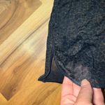 Vintage swim cover up sheer stretchy leopard print‎ subtle bathing suit cover Brown Size M Photo 1