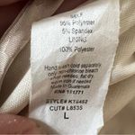 Le lis Collection Crop Backless Peasant Top Champagne Balloon Sleeve Size Large Photo 6