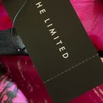 The Limited  Pink Purple Black White Abstract Print Sleeveless‎ Dress NWT Size 0 Photo 3