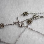 Source Unknown Elegant Maltese Cross Rhinestone Accent Silver Tone Link Chain Like New Necklace Photo 3
