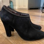 Tahari Rosalee Black Suede Leather Heel Bootie Size 6 Photo 8