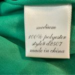 Miami  Green Crochet Trim Boho Peasant Dress Size M Cottagecore Chic Photo 11