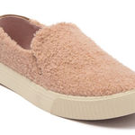 Toms  Sunset Faux Sherpa Blush Slip-On Sneakers Photo 0