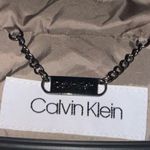 Calvin Klein  Taupe Puffer Jacket with Faux Fur Photo 7