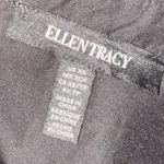 Ellen Tracy  Women’s XS Black White Tuxedo Stripe Long Sleeve Button Down Shirt Photo 8